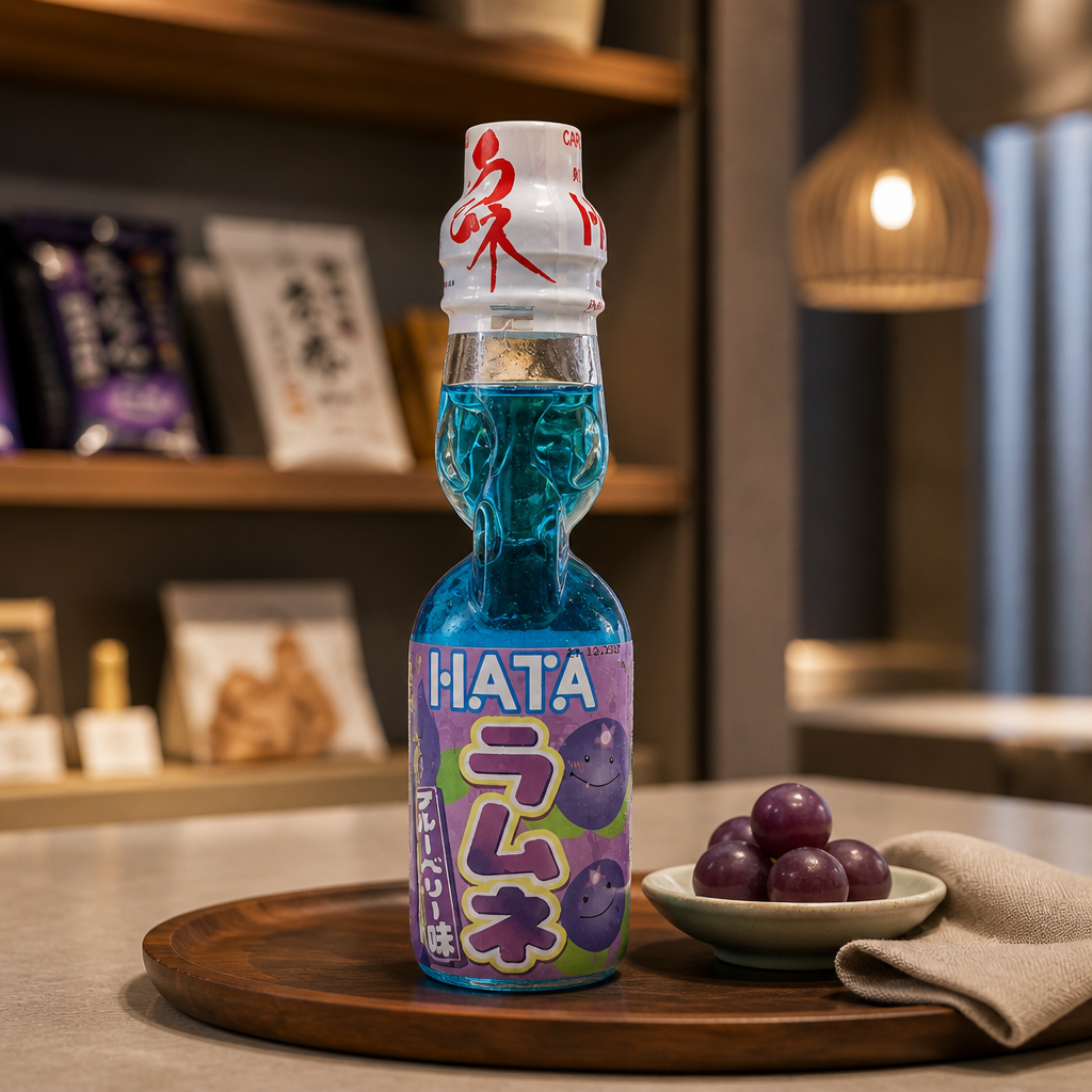 Hata Ramune Blueberry Flasche 200 ml