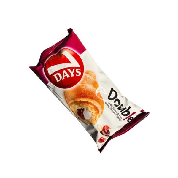 7 DAYS Double Croissant Vanille-Sauerkirsche 60g