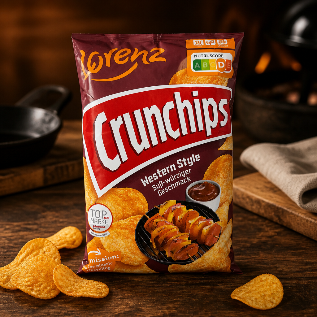 Lorenz Crunchips Western Style 150g