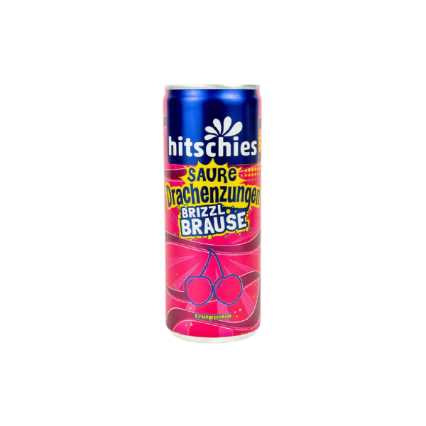 Hitschies Saure Drachenzungen brizzl Brause Kirsche 250ml