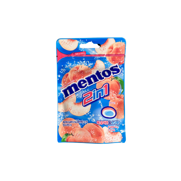 Mentos Duo Kyoho Peach & Soda 45g