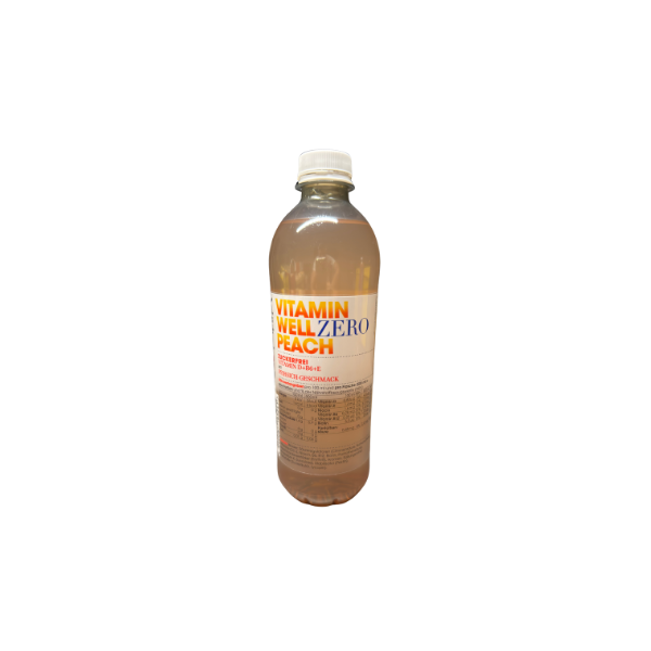 Vitamin Well Zero Peach 500ml