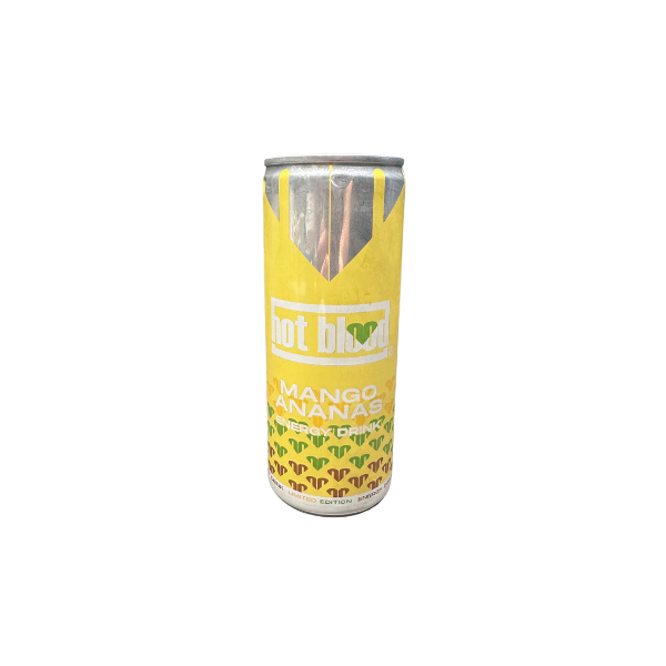 hot blood Energy Drink Mango Ananas 250ml
