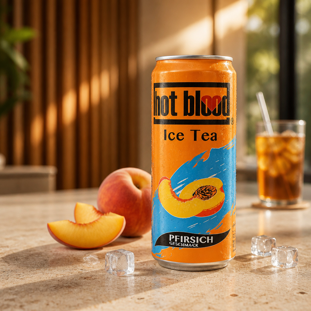 hot blood Ice Tea Pfirsisch 330 ml