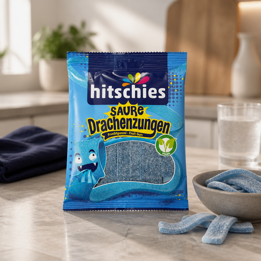 Hitschies Saure Drachenzungen Blau 125g