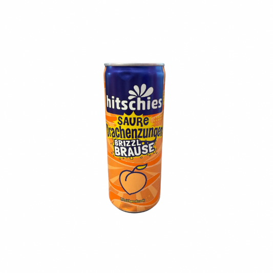 Hitschies Saure Drachenzungen brizzl Brause Pfirsich 250ml