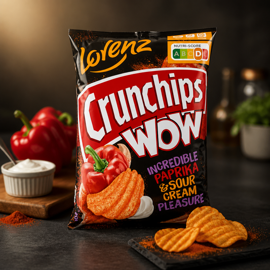 Lorenz Crunchips WOW Paprika & Sour Cream 110g
