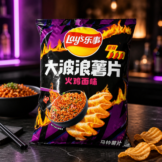 Lay's Spicy Chicken Noodle Chips Asien 70g