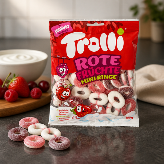 Trolli Rote Früchte Mini Ringe 150g