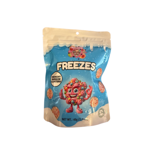 Chaos Candy FREEZES Crunchy Gummy Cluster Sky Blue 40g