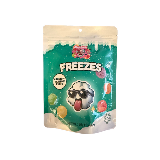 Chaos Candy FREEZES Crunchy Rainbow Puffs 50g