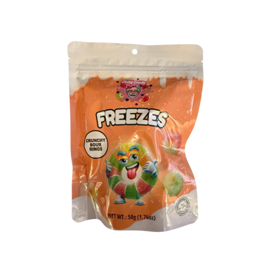Chaos Candy FREEZES Crunchy Sour Rings 50g