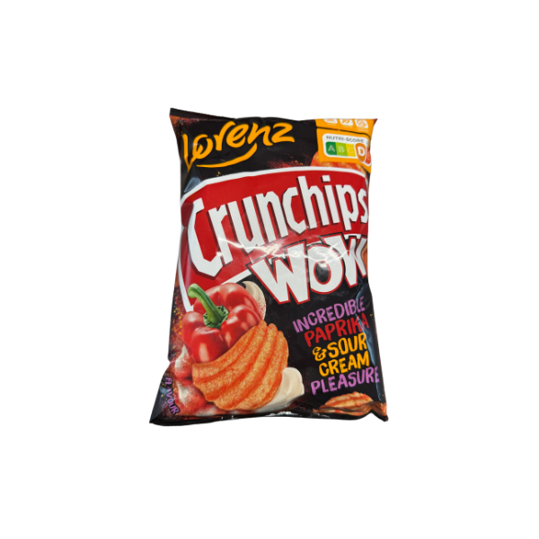 Lorenz Crunchips WOW Paprika & Sour Cream 110g
