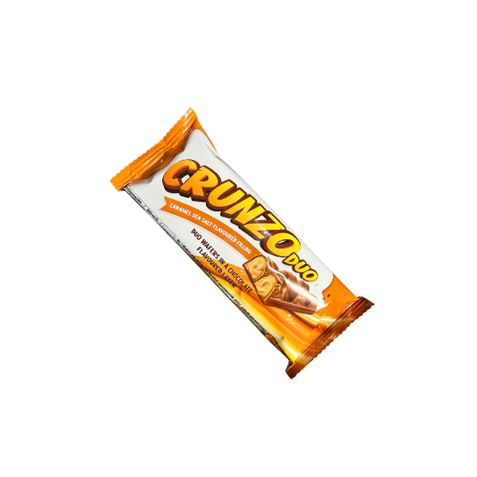 Crunzo Duo Caramel Sea Salt Schoko Crispy Waffel 45g