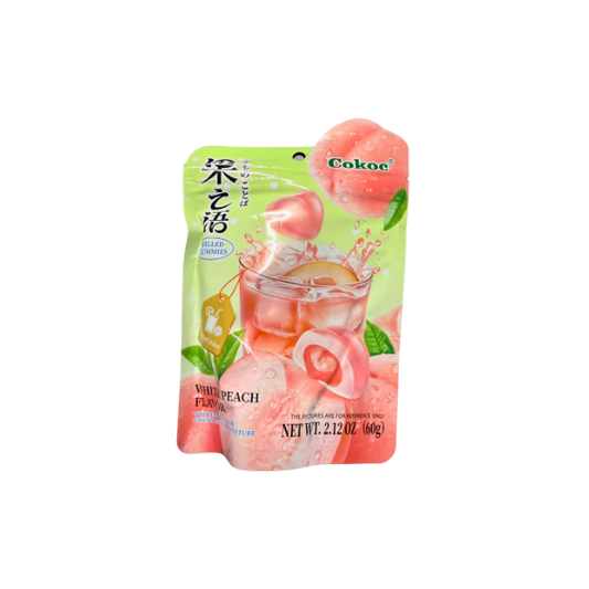Soft Gummies mit flüssiger Fruchtfüllung Peach 60g