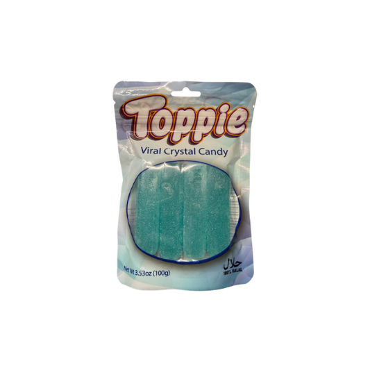 TOPPIE Viral Crystal Candy Blueberry Halal 100g