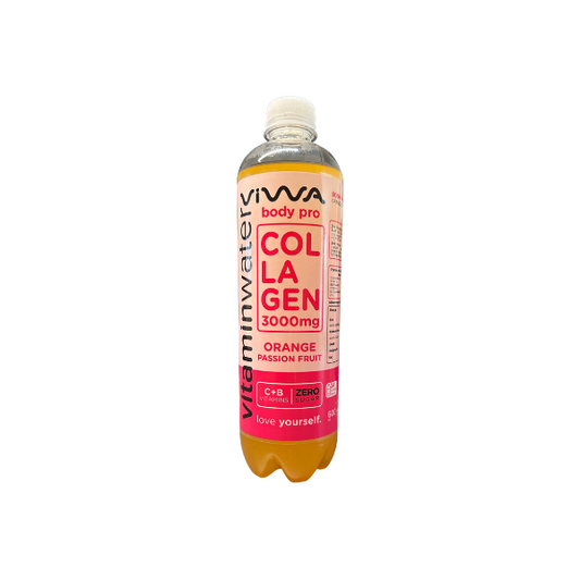 VIWA Vitaminwater Body Pro Collagen 3000mg Orange Passion Fruit 600ml inkl. Pfand