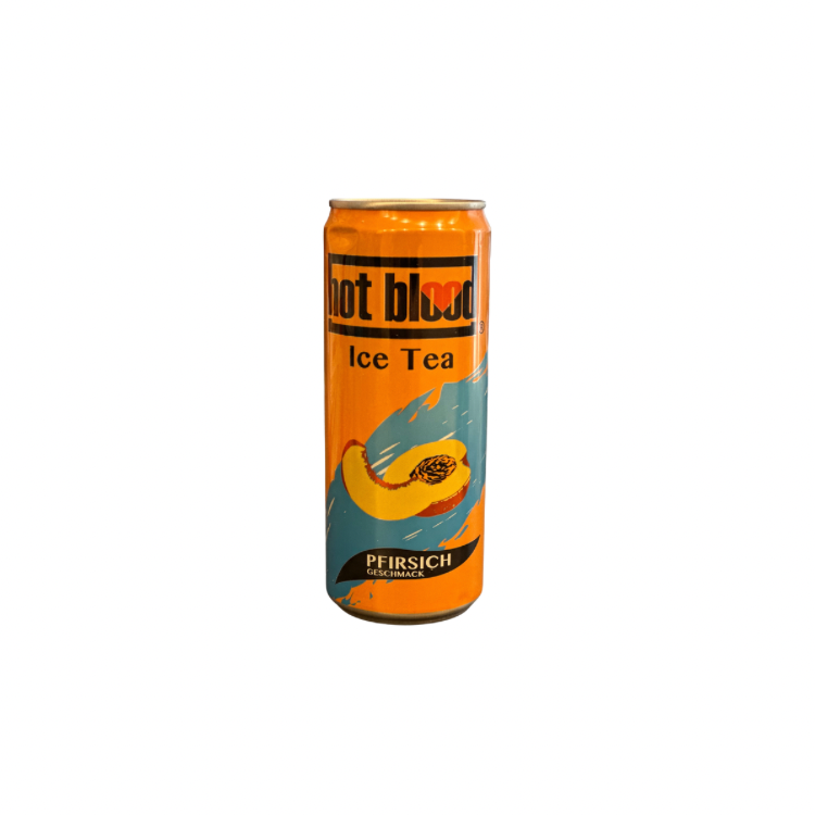 hot blood Ice Tea Pfirsisch 330 ml (inkl. Pfand)